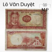 South Vietnam 100 Đồng Lê Văn Duyệt 1966