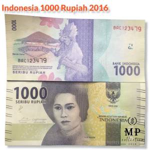 Tiền Indonesia 1000 Rupiah mới cứng hình ảnh người phụ nữ - Tiền mới keng 100%