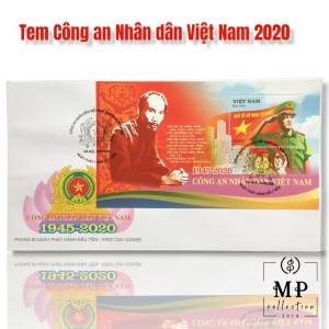 Phong bì FDC Bloc tem Công An Nhân Dân Việt Nam phát hành năm 2020