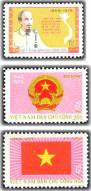 Tem Kỷ niệm 30 năm Quốc khánh nước Việt Nam Dân chủ Cộng hoà 1975 (3 con)