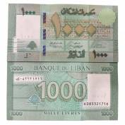 Tiền giấy Liban 1000 livres với chỉ kim 3D và bóng chìm cây đặc biệt ở Liban