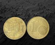Xu thế giới 1 cent Euro sưu tầm Italy với hình ảnh toà nhà