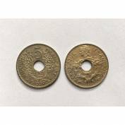 Đồng Xu Cổ Xưa Đông Dương Việt Nam 5 Cents Indochine Năm 1930s [Sưu Tầm Xu Phong Thủy]