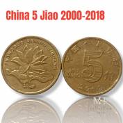 Đồng xu China 5 Jiao 2000-2018