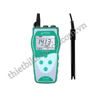 Máy đo độ dẫn EC/TDS/độ mặn/nhiệt độ cầm tay APERA EC850