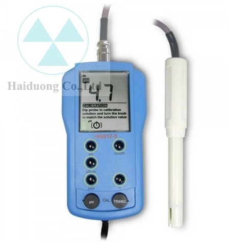 Máy đo pH EC TDS nhiệt độ cầm tay Hanna Hi