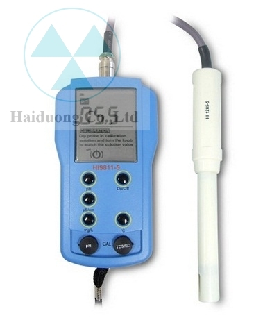 Máy đo pH/EC/TDS/Nhiệt độ cầm tay Hanna Hi