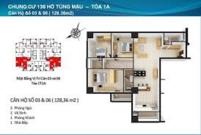 Chung cư 136 Hồ Tùng Mậu - Dự án Tòa 1A Housing Complex