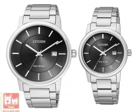 Đồng hồ đôi Citizen BM6750-59E và EW1560-57E sang trọng dành cho nam và nữ