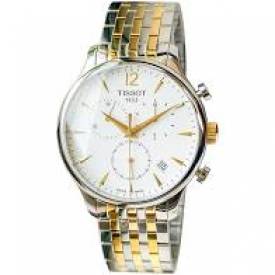 Tissot Tradition Silver Dial Two-Tone T063.639.22.037.00 authentic