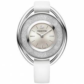 Swarovski Crystalline Oval White Watch 5158548 Authentic