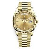 Rolex 228238 Day-Date Champagne Index 40mm Yellow Gold Gold