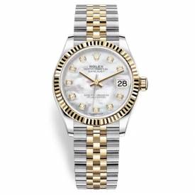 Rolex DateJust Stainless Steel Yellow Gold MOP Dial 278273-0028