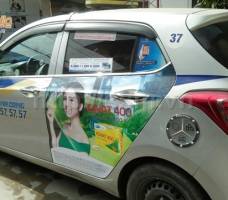 Mega quảng cáo trên taxi Thành Công Hà Nội