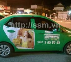 Mega quảng cáo trên taxi Mai Linh tại Cần Thơ