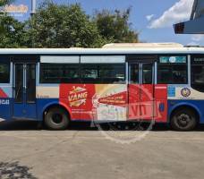 Nguyễn Kim quảng cáo trên xe bus toàn quốc