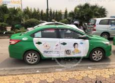 Tối ưu sự độc đáo với quảng cáo trên 4 cánh cửa xe taxi Mai Linh