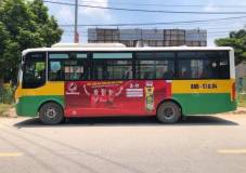 Quảng cáo xe buýt ở Vĩnh Phúc