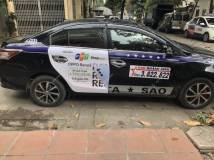 Quảng cáo xe taxi Sao Quảng Ninh