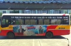 Quảng cáo xe buýt ở Thái Nguyên