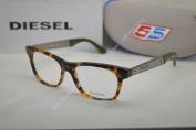 Diesel Unisex DL5078 Plastic Geometric Brown Frames