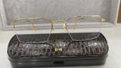 DA-BAN-GONG-KINH-VANG-KHOI-Vintage-Eyeglass-18k-Solid-gold-MADE-IN-JAPAN