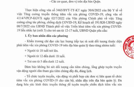 CV 1412 Tăng cường Công tác tiêm vắc xin phòng COVID-19 (19.7.2022)