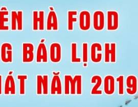 Nguyên Hà Food thông báo lịch nghỉ mát năm 2019