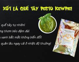 Mới: Xốt Pesto Lá Quế Tây Kewpie | Sắc xanh lâu phai, hương vị khó cưỡng!