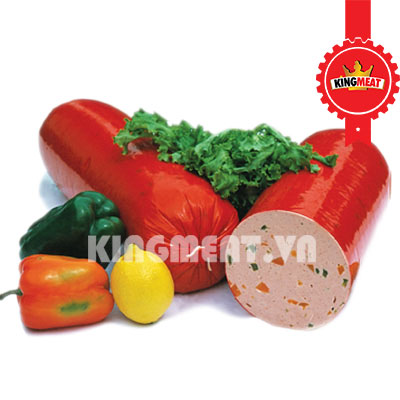 CHẢ CUỐN ỚT (NGUYÊN KHỐI) - COLD CUT WITH CARROTS & GREEN PEPPERS (WHOLE)