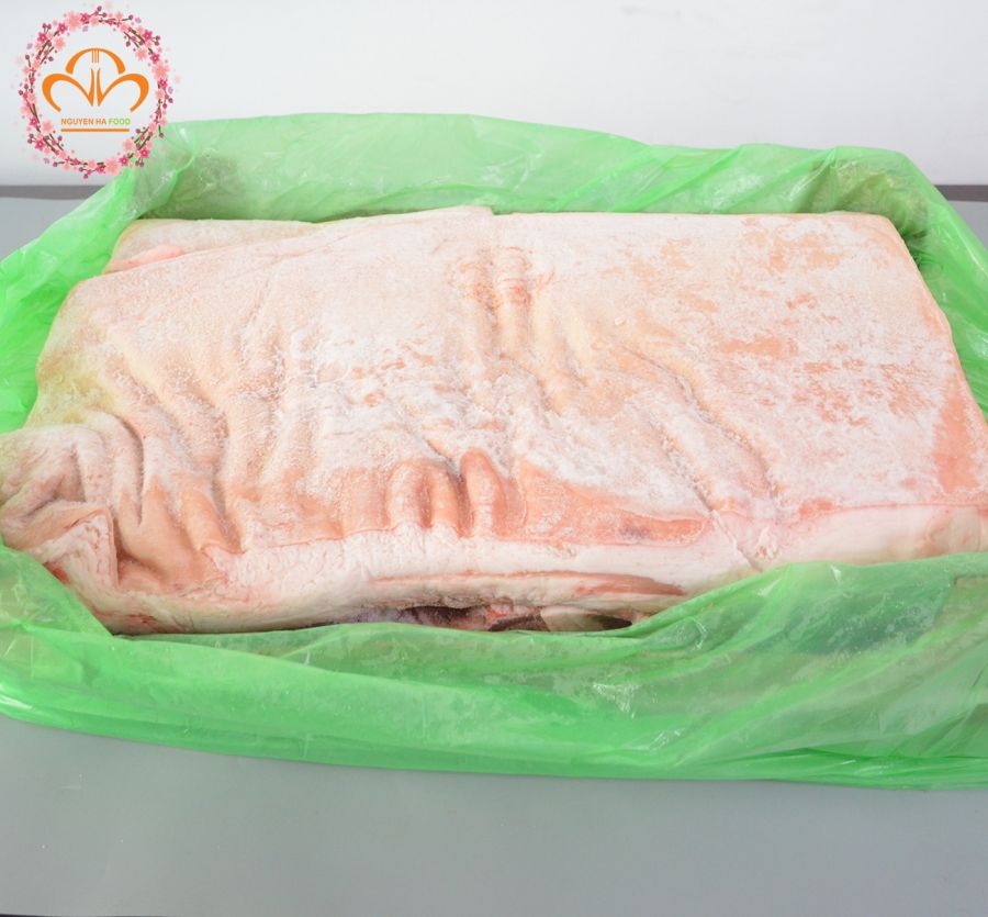 Ba Rọi Rút Sườn Có Da Nhập Khẩu Nga - Fresh Boneless Bacon With Skin Imported in Russia