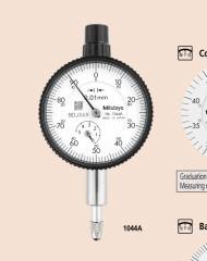 Đồng hồ so cơ khí 0-5mm/0.01 ( mã 1044A)