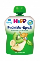 Trái cây nghiền HiPP Fruit Fun vị kiwi, lê, chuối (90g)