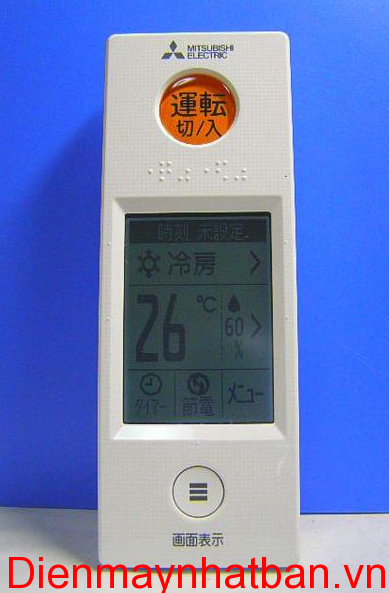 Remot máy lạnh Mitsubishi cảm ứng T62-042