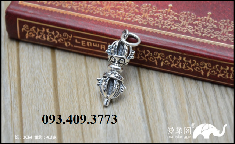Mặt dây chuyền Chùy Kim Cang Phật Giáo Tây Tạng - DC372