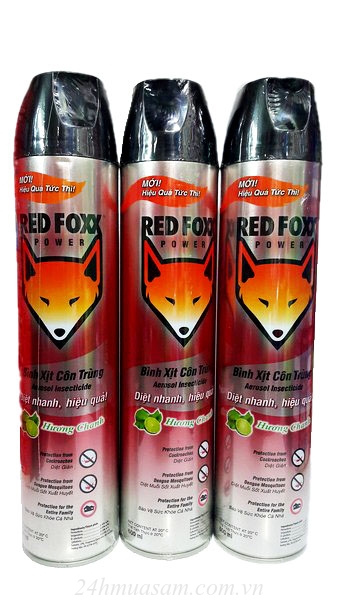 Xịt Muỗi Red Foxx 600ml