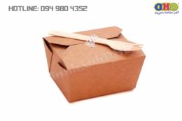 Làm vỏ hộp giấy kraft đựng bánh nhanh giá rẻ nhất Hà Nội