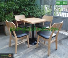 Bàn ghế gỗ cafe MC01