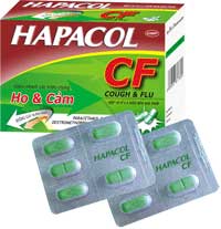 Hapacol CF Thuốc trị ho cảm