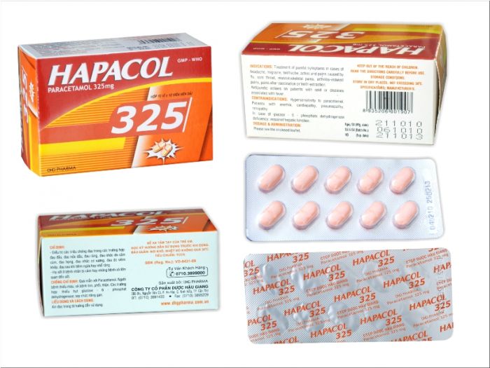 Hapacol 325 Thuốc giảm đau hạ sốt