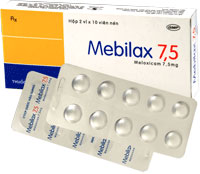 Mebilax 7.5 Thuốc giảm đau kháng viêm không steroid