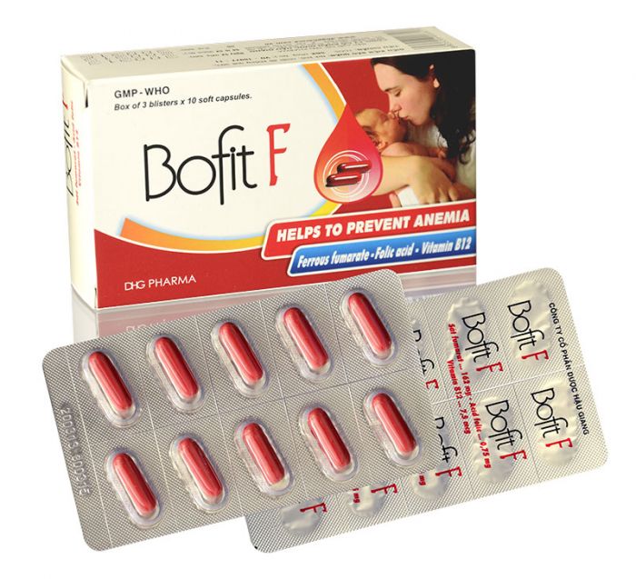 Bofit F Phòng ngừa và điều trị thiếu máu