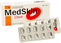 Medskin clovir Điều trị nhiễm Herpes simplex