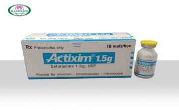 ACTIXIM 1.5g - Bột pha tiêm