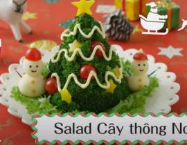 Salad cây thông Noel