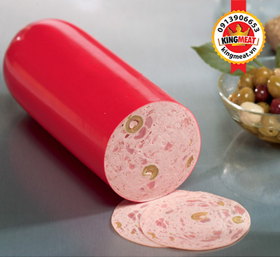 MORTADELLE WITH PISTACHEE  (NGUYÊN KHỐI) - MORTADELLA WITH PISTACHIOS (WHOLE)