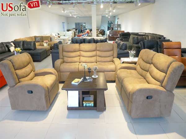 Sofa, sofa thư giãn recliner, bàn ghế, giường bọc nệm...hàng xuất khẩu Mỹ, giá gốc từ nhà sản xuất - 1