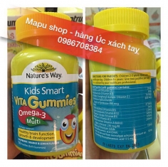Vita gummies bổ sung vitamin và dầu cá omega 3 cho bé - Vita Gummies Omega-3 + Multi