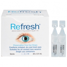 Thuốc nhỏ mắt Refresh Eye Drops 0.4mL 30 vỉ nhỏ