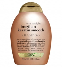 Dầu gội OGX Brazilian Keratin Therapy Ever Straight Shampoo 385mL